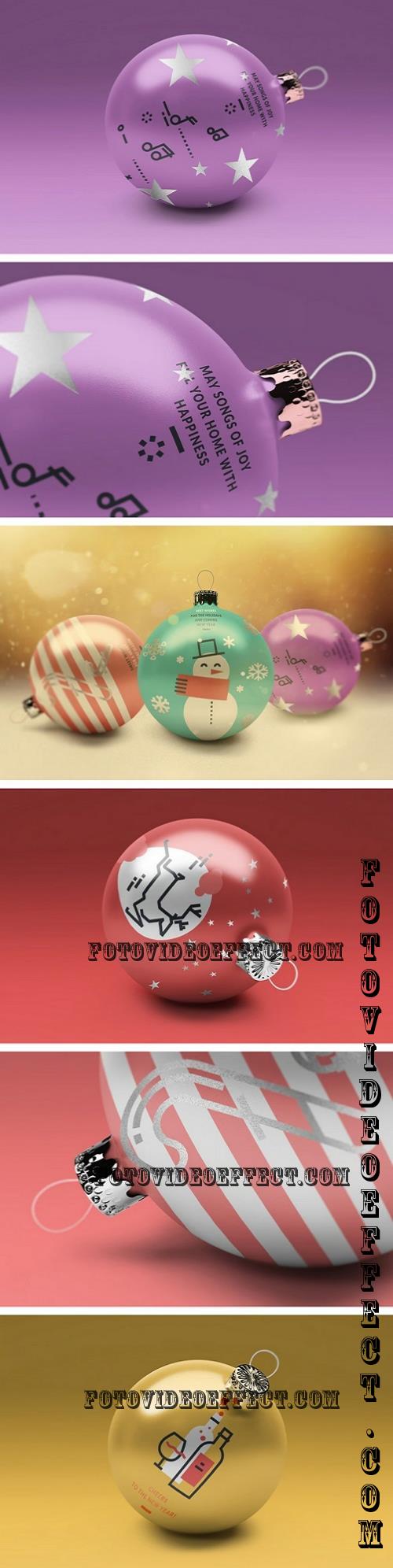 Christmas Ball Mockups - P8DUBA