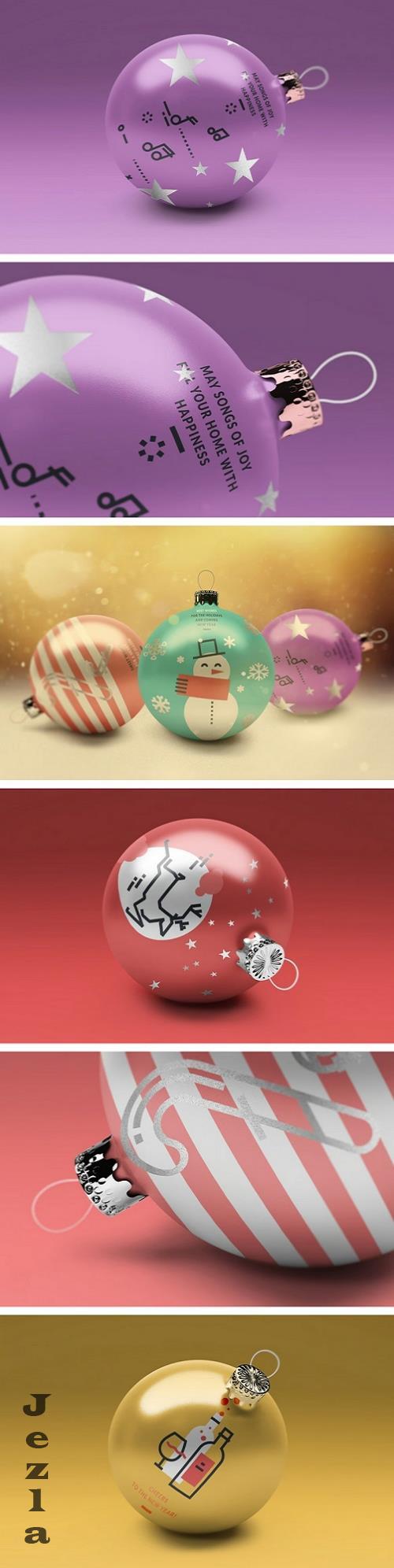 Christmas Ball Mockups - P8DUBA