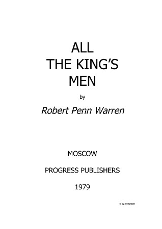 All The King's Men: Winner of the Pulitzer Prize - [AUDIOBOOK]