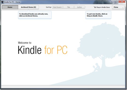 Kindle for PC 2.6.70964