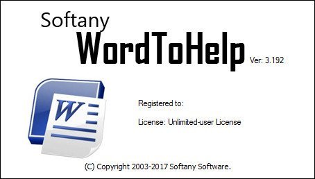 Softany WordToHelp 3.324