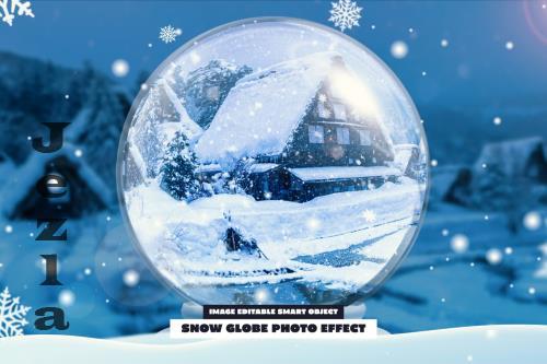 Snow Globe Photo Effect - 289901403 - JLCF9CU