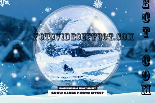 Snow Globe Photo Effect - 289901403 - JLCF9CU