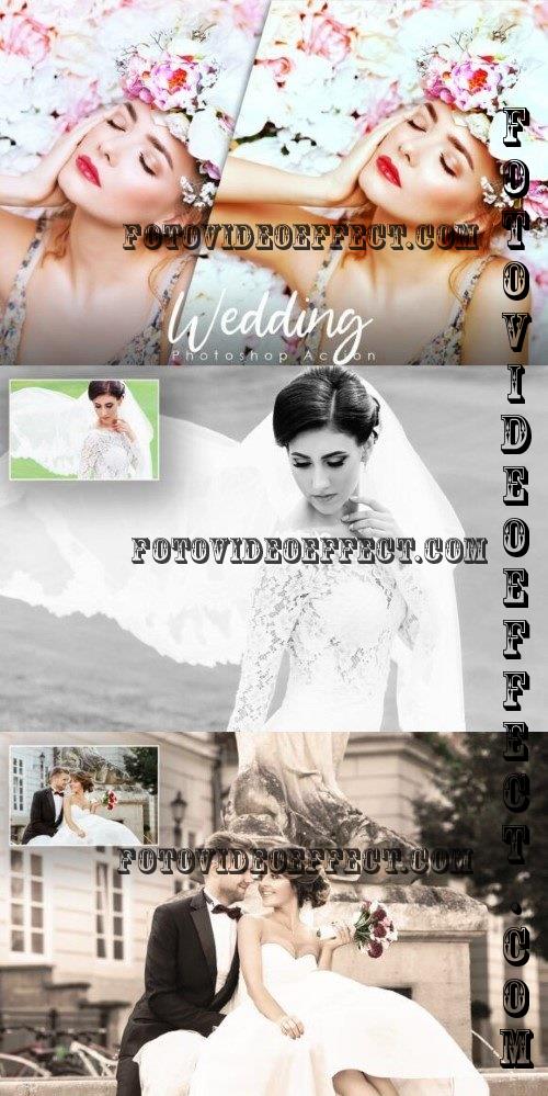 15 Wedding Photo Effect Action - 289254639