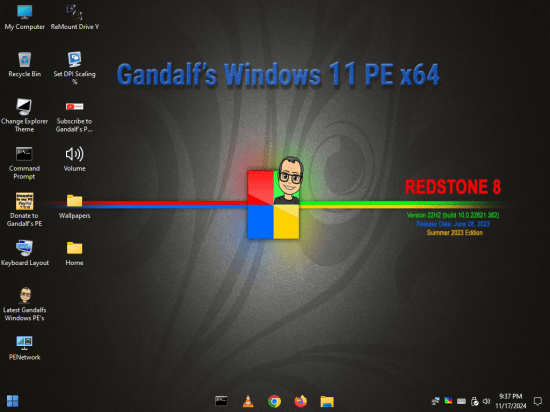 Gandalf's Windows 11 PE x64 22H2 build 22621.382 Summer 2023 Edition