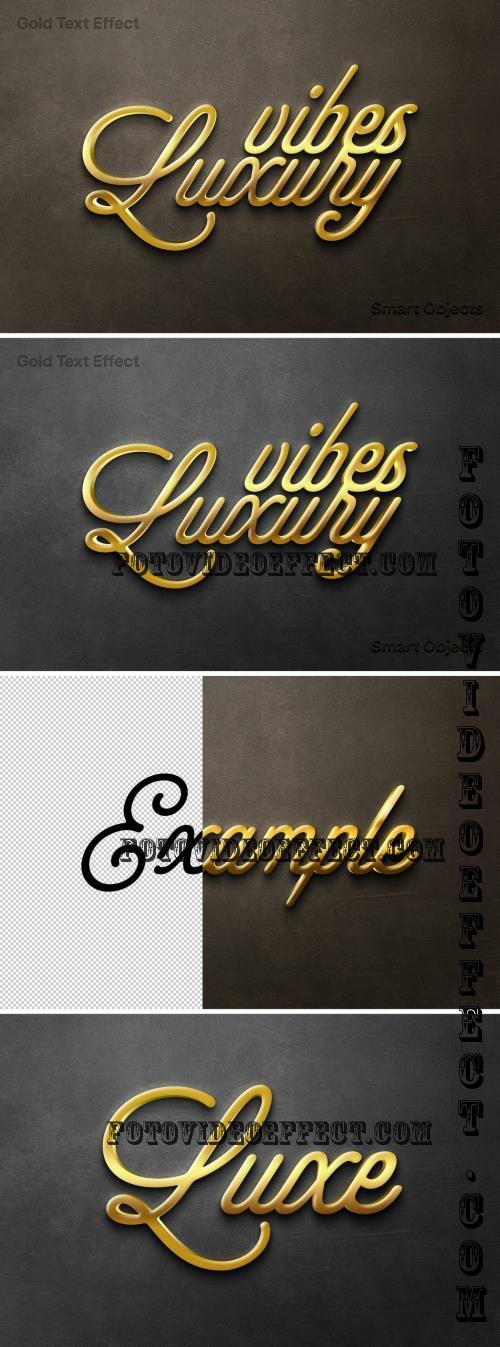 Golden Text Effect - 289659355