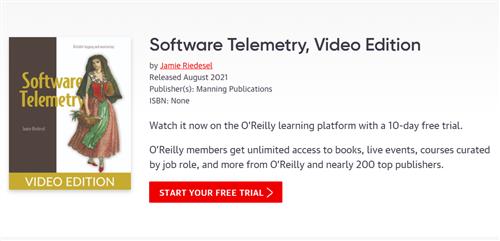 Software Telemetry, Video Edition by Jamie Riedesel