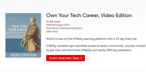 Own Your Tech Career, Video Edition by Don Jones