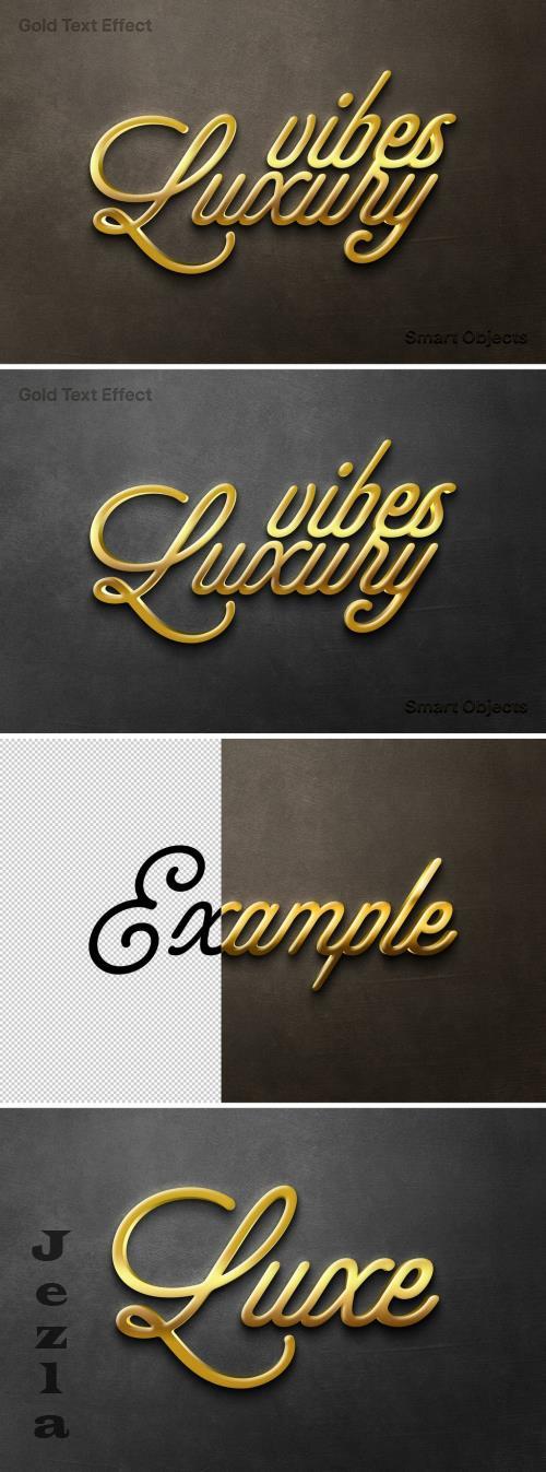 Golden Text Effect - 289659355