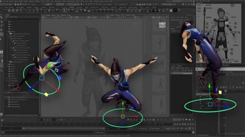 Mastering Body Mechanics in Maya – Animating Characters Using Master Control