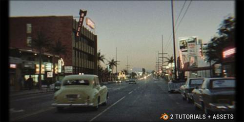 Blender Mastery – 1950s City & Car Animation Workshop