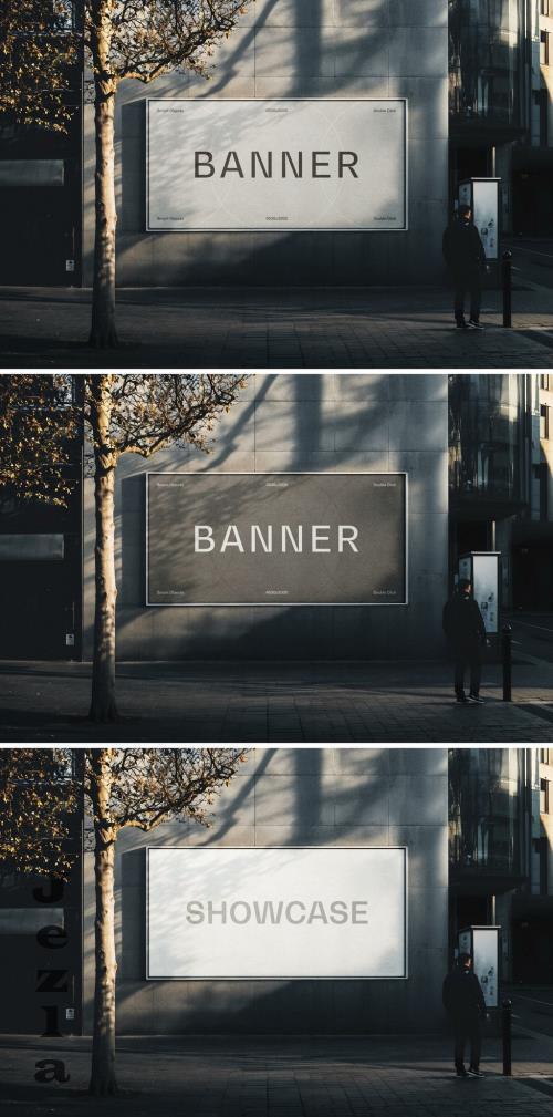 Outdoor City Banner Mockup - 289219530