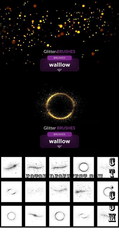 Glitter & Sparkle Photoshop brushes - 289729545