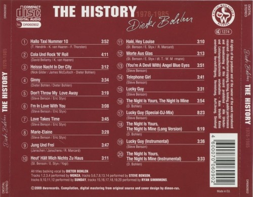 Dieter Bohlen - The History 1978-1985 (2009) Lossless