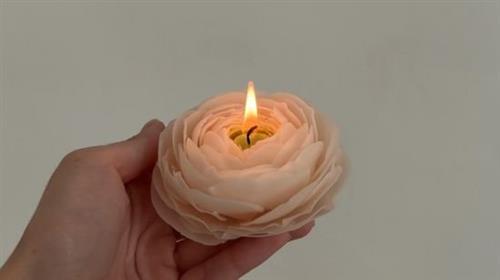 Beeswax "Ranunculus" Flower Candle Making Online  Course 896a097369fc3bfdcb681ba6ce040a35