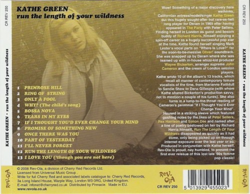 Kathe Green - Run The Length Of Your Wildness (1969)(2008) Lossless