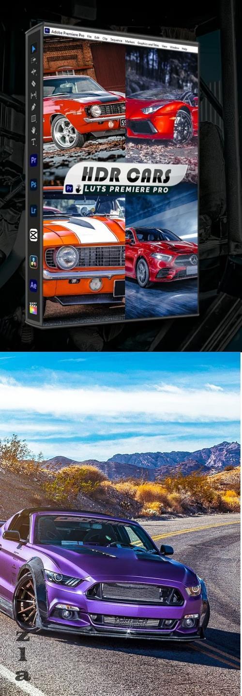 HDR Cars Lightroom Presets & luts Premiere Pro - ES62ACD