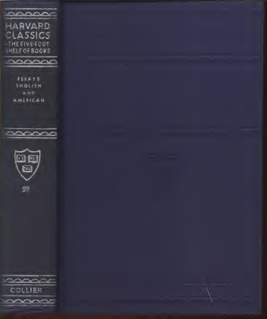 Harvard Classics Volume 28: Essays English and American - Edgar Allan Poe