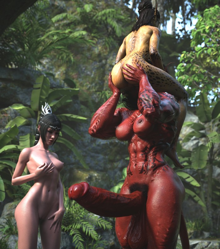 SalamandraNinja - Karlach, Shadowheart and Lae'zel's Bath 3D Porn Comic