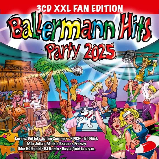 Ballermann Hits Party 2025 (XXL Fan Edition) 3CD