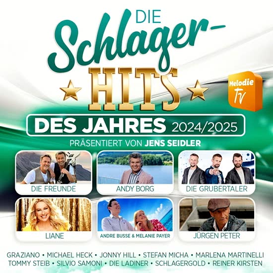 Die Schlager - Hits des Jahres 2024-2025 pr&#228;sentiert von Jens Seidler (2CD)