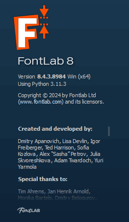 FontLab 8.4.3.8984 + Portable