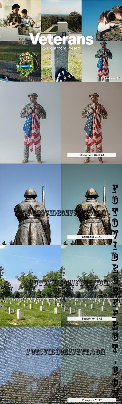 20 Veterans Lightroom Presets LUTs - 288855397