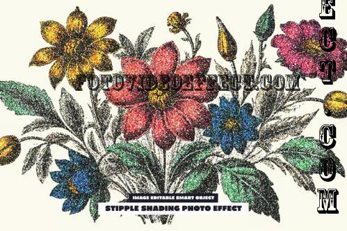 Stipple Shading Photo Effect - 290153828 - 6ZFUZV2