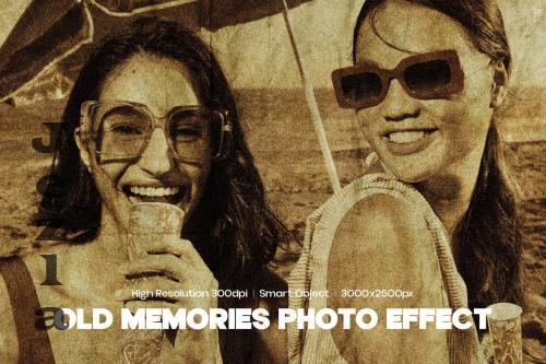 Old Memories Photo Effect - 527Q4VC