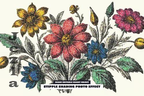 Stipple Shading Photo Effect - 290153828 - 6ZFUZV2