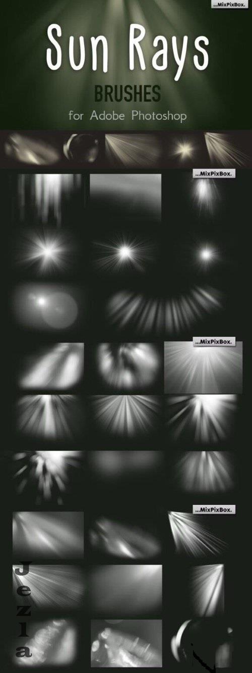 SUN RAYS brushes for Adobe Photoshop - 94601334