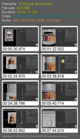 Church Ruins: Houdini Procedural Modeling  Course Edc99e60a9d63996d06926b8e92588b5