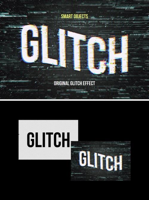 Glitch Text Effect - 23Z3P62