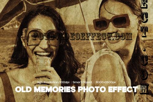 Old Memories Photo Effect - 527Q4VC