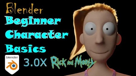 Blender Beginner Character Basics: Stylized Characters with Realistic Hair