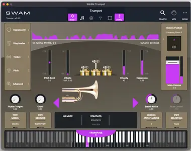 Audio Modeling SWAM Trumpets v3.8.2