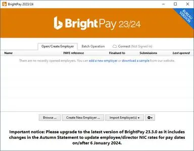 Thesaurus Software BrightPay UK Bureau 2024–25 v24.2.0