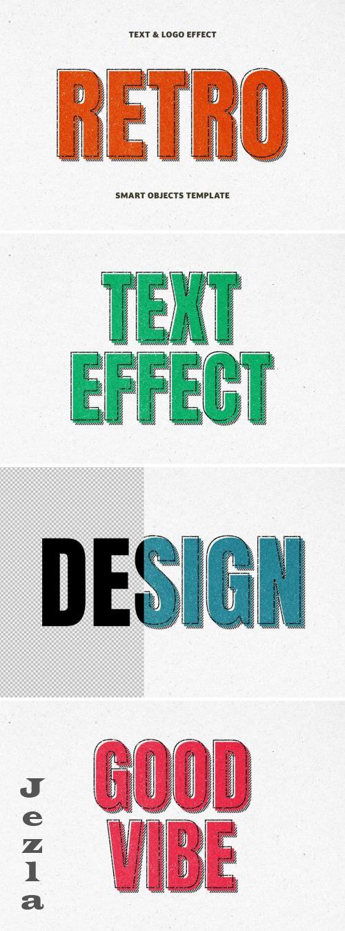 Retro Cartoon Text Effect - 290424559