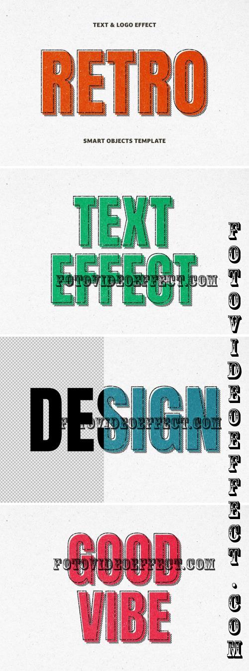 Retro Cartoon Text Effect - 290424559