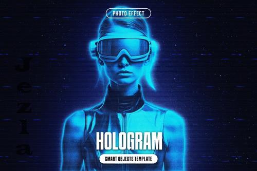 Hologram Photo Effect - 290365983