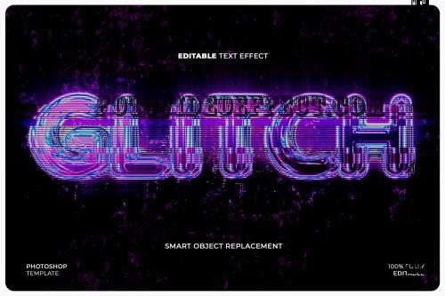 Glitch Distortion Text Effect - CWCT9GM