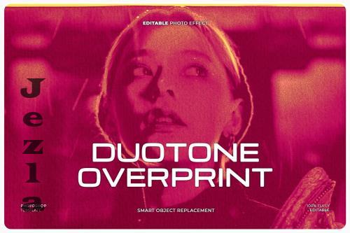 Duotone Overprint Photo Effect - JU4JDG4