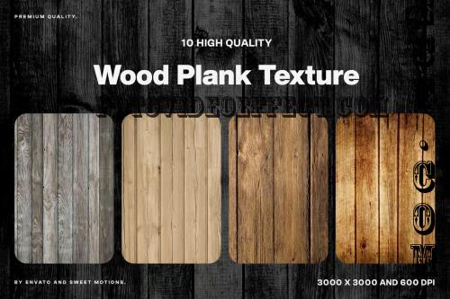 10 Wood Plank Texture Background - XBZCKG5