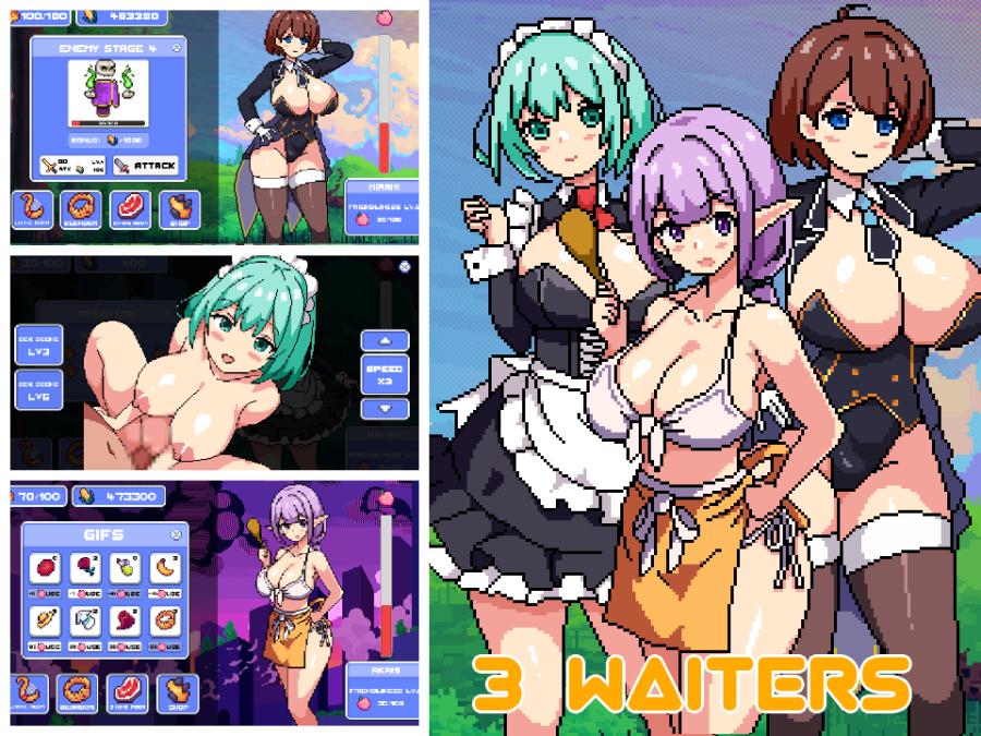 3 waiters Final by PixxGame Porn Game