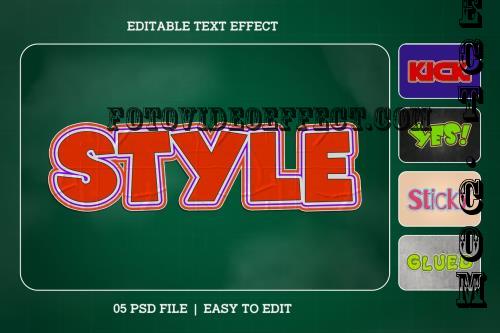 Sticker Text Effect Set - VSPE3JE