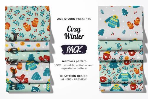 Cozy Winter - Seamless Pattern - J8VLUWN