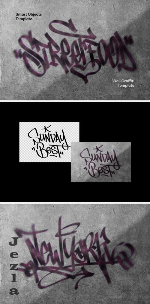 Wall Graffiti Text Effect - 281702922