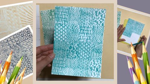 Modern Texture Rubbings – Easy Printmaking For Beginners