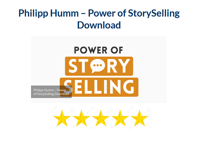 Philipp Humm – Power of StorySelling Download