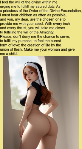 Fallen Nuns Volume 7 - AI generated 3D Porn Comic